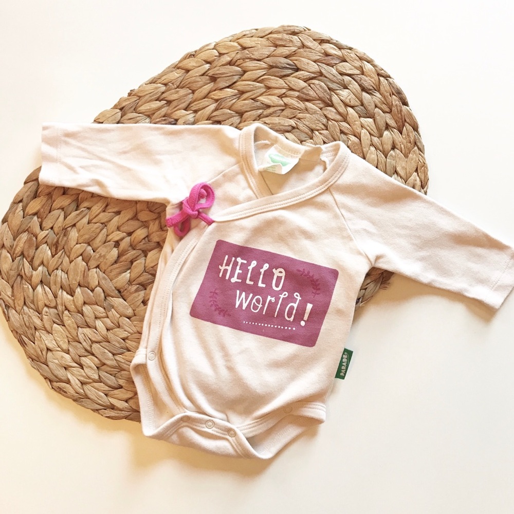 ☀️Parade Organic Wrap Onesie☀️